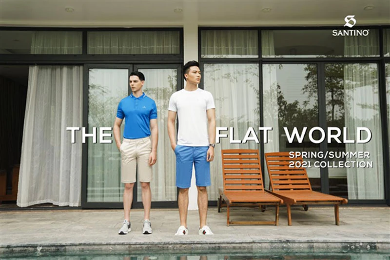 [Afamily] Thời trang Santino tung BST Xuân hè 2021 lấy chủ đề "Thế giới phẳng"