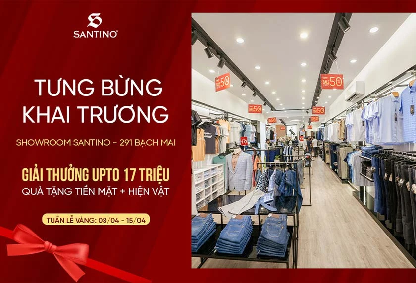 Tưng bừng khai trương showroom Santino - 291 Bạch Mai, Hà Nội