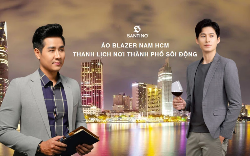 18 mẫu áo blazer nam HCM: Phong cách lịch lãm từ thành phố sôi động