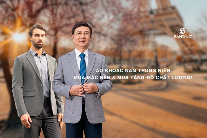 Xem ngay 12 mẫu áo khoác nam trung niên mua mặc ấm, bền đẹp