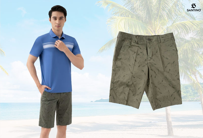 quần shorts style đi biển cho người mập