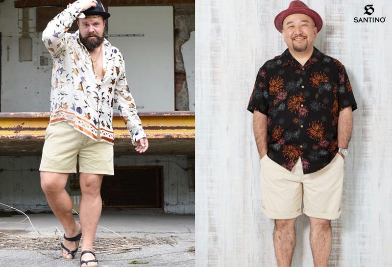 chọn áo style đi biển cho người mập