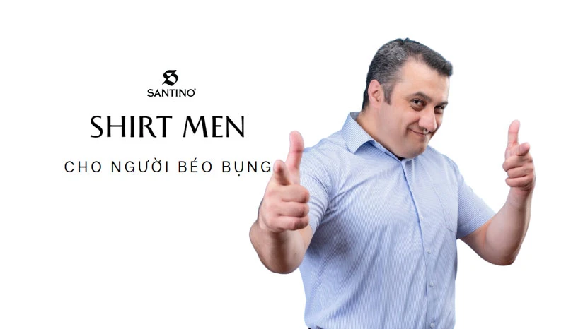 6 Mẫu áo sơ mi nam cho người béo bụng