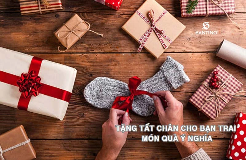 Các mẫu quà tặng tất chân cho bạn trai đẹp