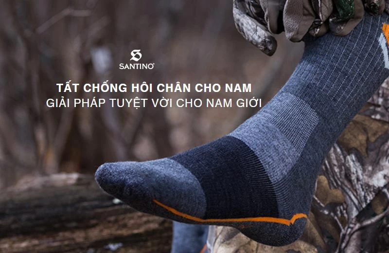 Tất chống hôi chân cho nam tự tin hơn