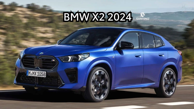 BMW X2 2024 phiên bản màu xanh cho người mệnh Mộc, giá từ 42K USD