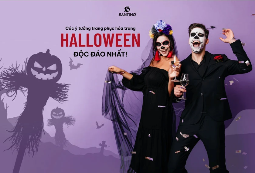 Các ý tưởng trang phục hóa trang Halloween độc đáo nhất