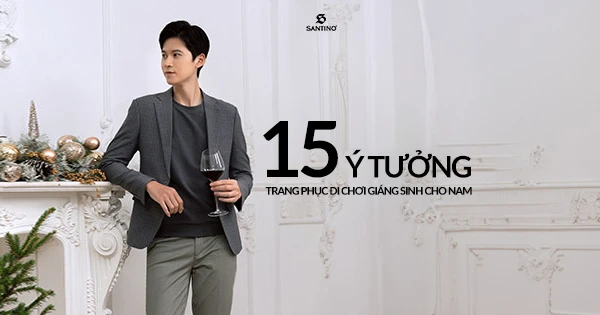 15 ý tưởng trang phục đi chơi Giáng sinh cho nam