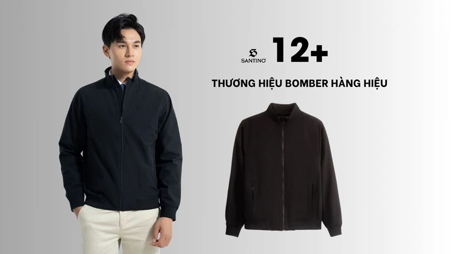 Top 12+ thương hiệu áo khoác bomber nam hàng hiệu, xịn nhất