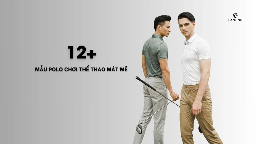 Tổng hợp các mẫu polo thể thao 2024 đẹp cho nam giới