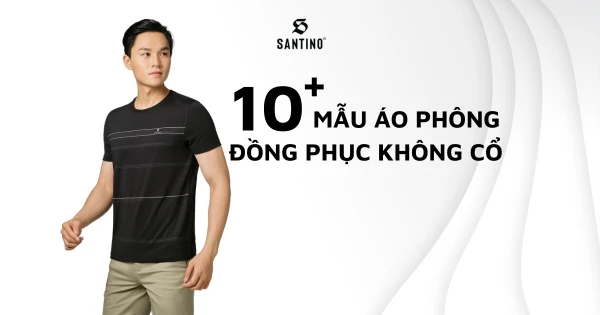 Top 10 mẫu áo phông đồng phục không cổ mới nhất