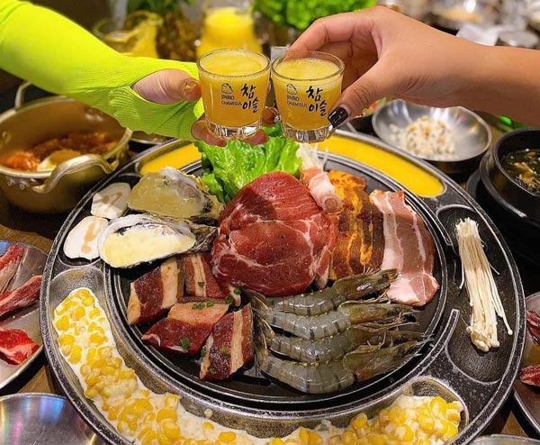 quán lẩu nướng hà nội ngon jinro bbq