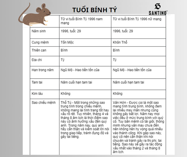 tử vi tuổi tý 2024