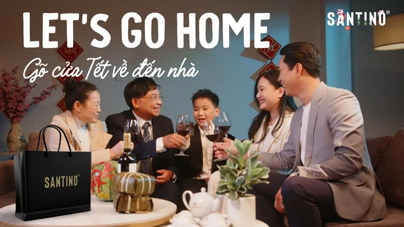 “LET’S GO HOME – MANG TẾT VỀ NHÀ” THÔNG ĐIỆP MỚI Ý NGHĨA TỪ SANTINO