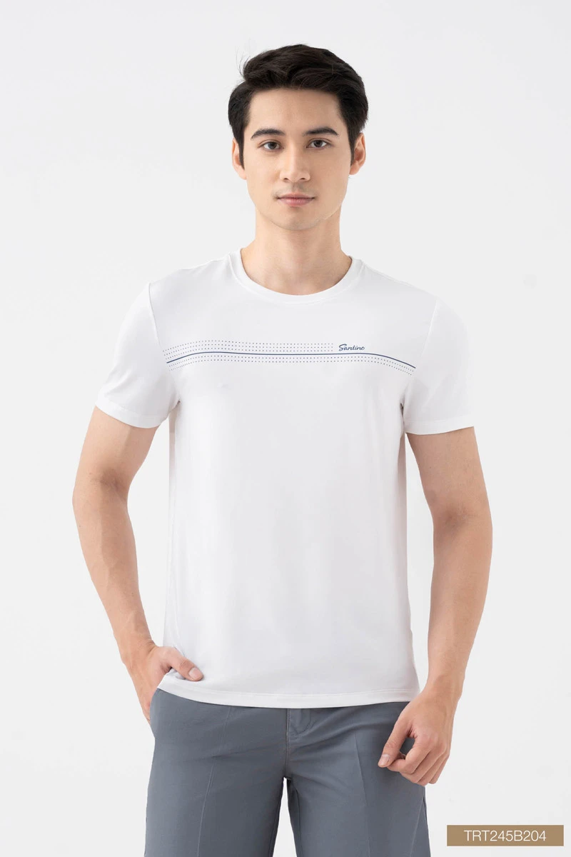 Áo thun nam Santino chất liệu Coolmax - B204