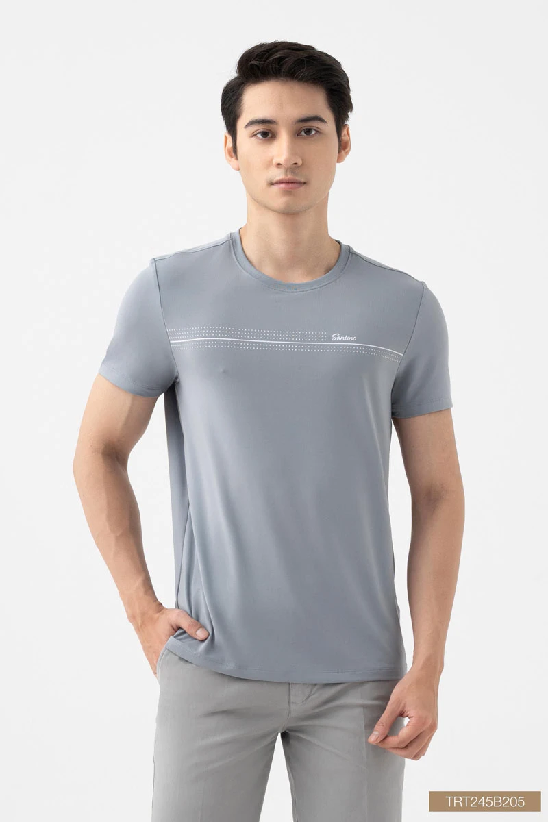 Áo thun nam Santino chất liệu Coolmax - B205