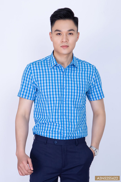 Áo sơ mi nam ngắn tay công sở - S622
