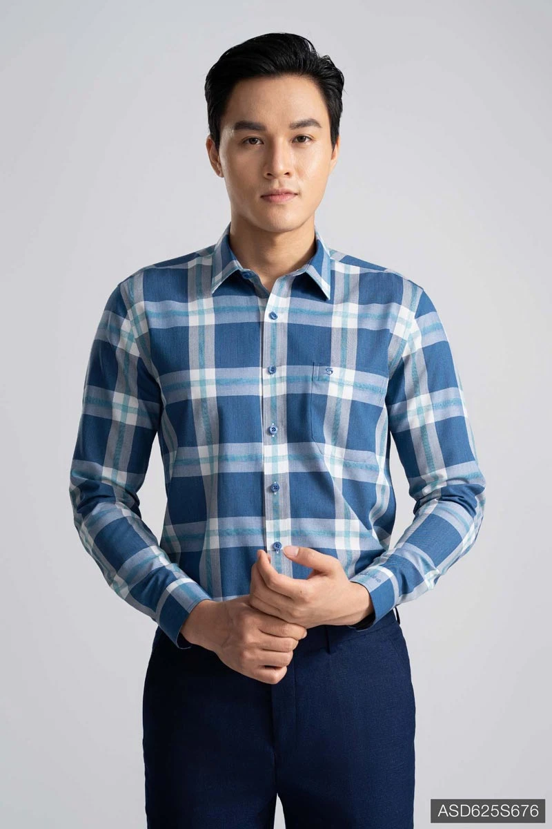 Áo sơ mi nam dài tay cao cấp S676
