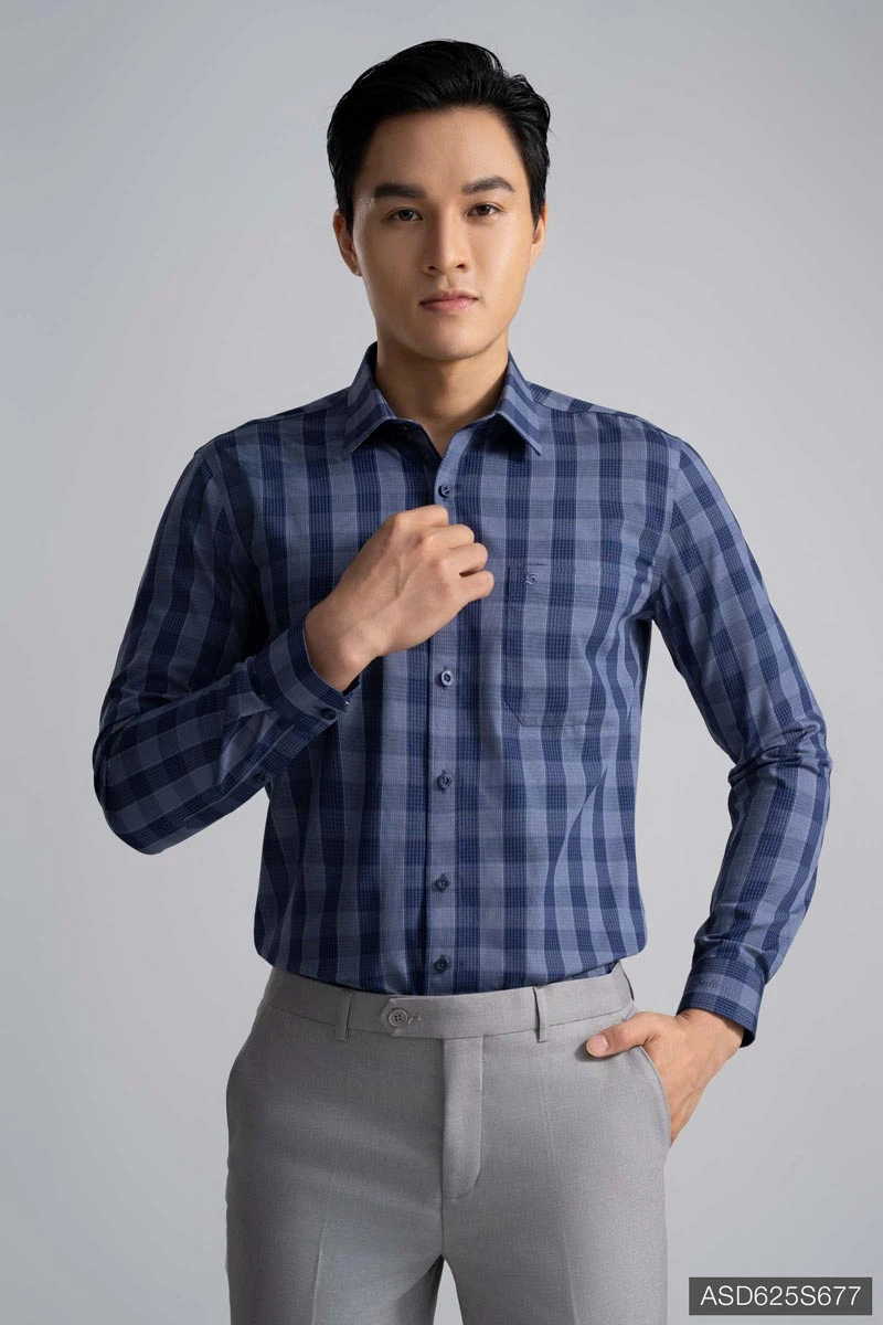 Áo sơ mi nam dài tay cao cấp | S677