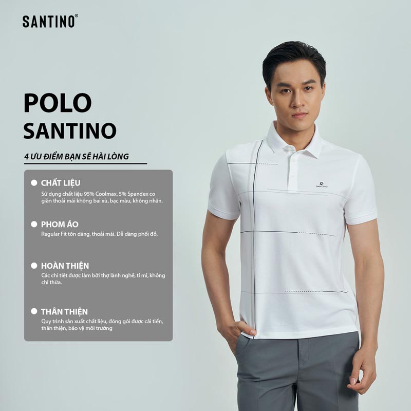 áo polo nam cao cấp Santino