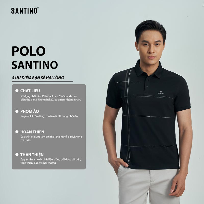 áo polo nam cao cấp Santino