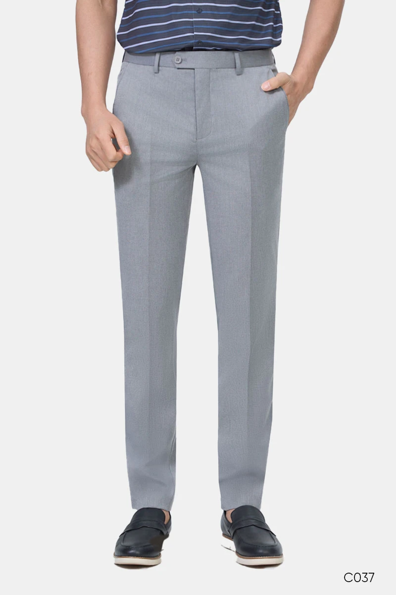 Quần âu nam cao cấp màu xám Santino | C037