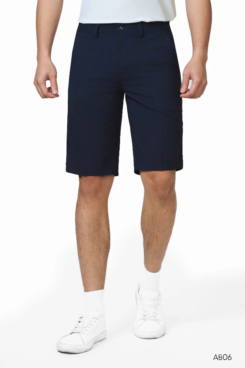 Quần shorts âu nam cao cấp Santino màu navy | A806