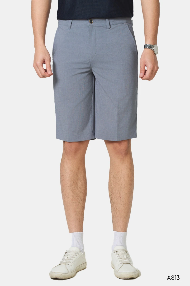 Quần shorts golf nam Santino cao cấp màu ghi | A813