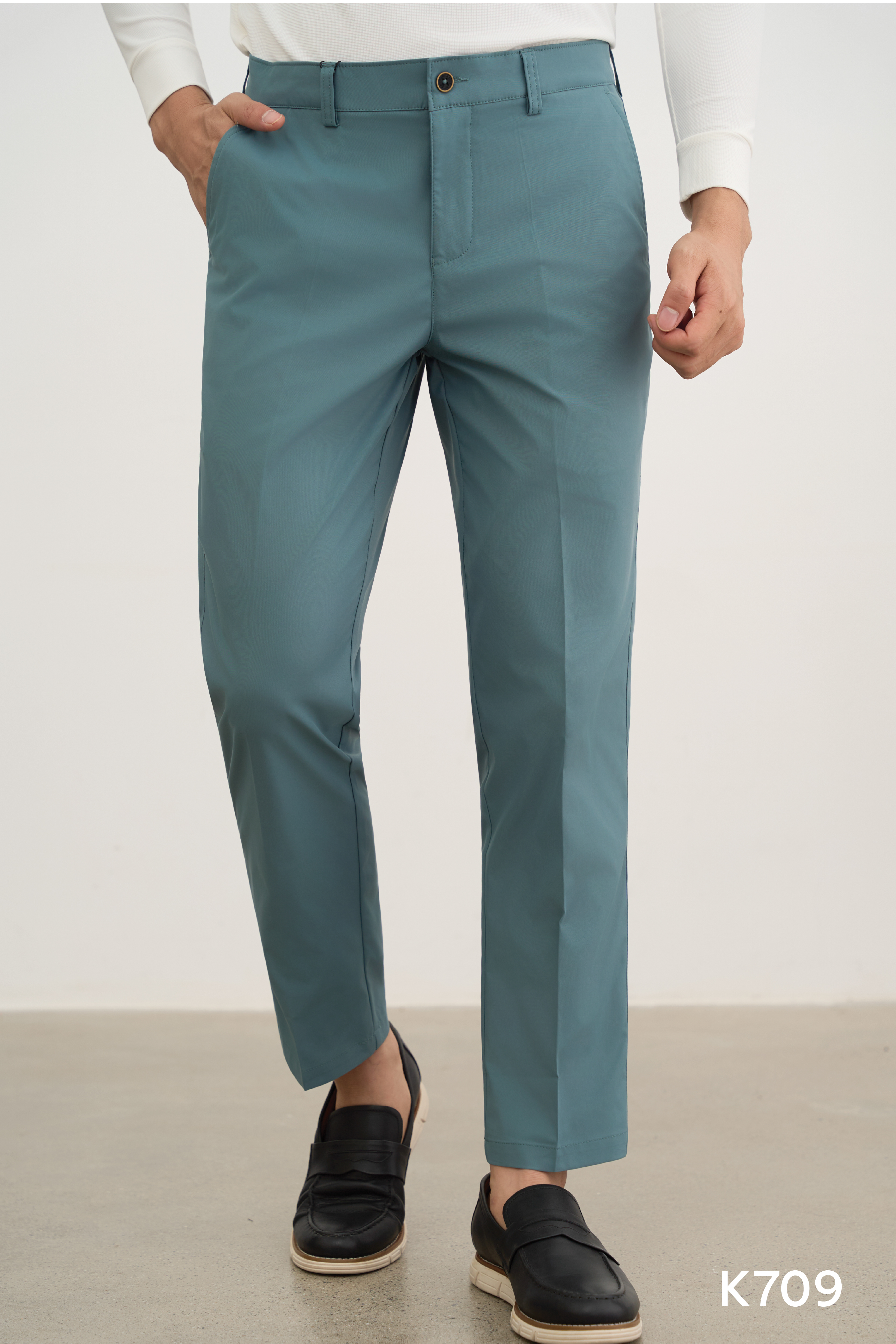 Quần Golf cao cấp Santino màu xanh | K709