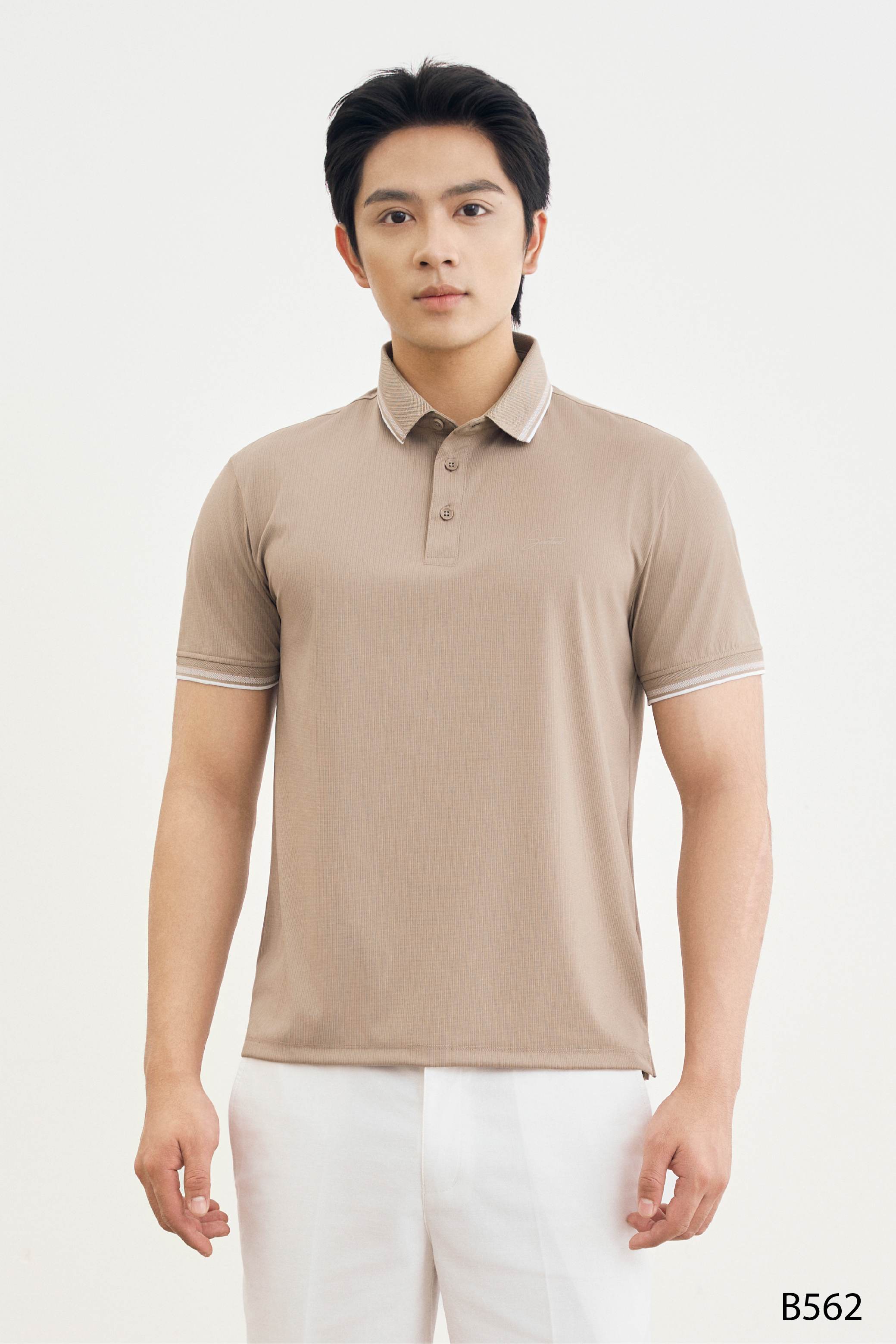 Áo polo nam cao cấp Santino màu nâu | B562